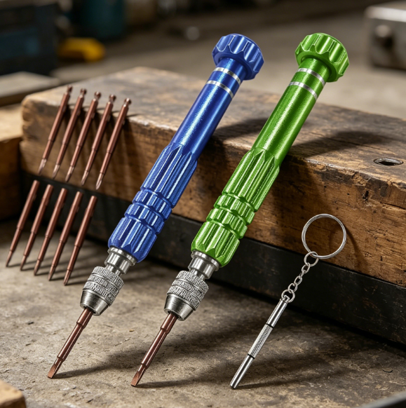 11 Eyeglass Repair Screwdriver Kit Magnetic Tips for Small Electronics Repair - Image 1
