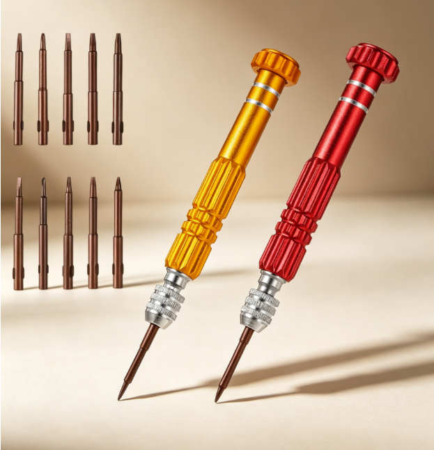 8 Mini Eyeglass Repair Screwdriver Kit Portable Precision Tool - Image 1